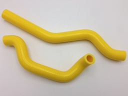[E4525100C] Durites d'eau silicone adaptable Rieju MRT - Beta RR - Sherco jaune