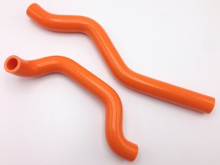 Durites d'eau silicone adaptable Rieju MRT - Beta RR - Sherco orange