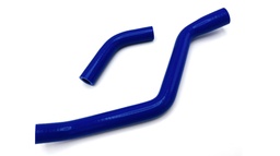 [E4525400A] Durites d'eau silicone adaptable Derbi Senda E3 et E4 bleu